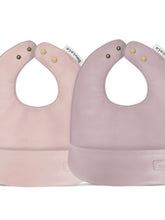 Load image into Gallery viewer, Vegan soft leather set of bibs