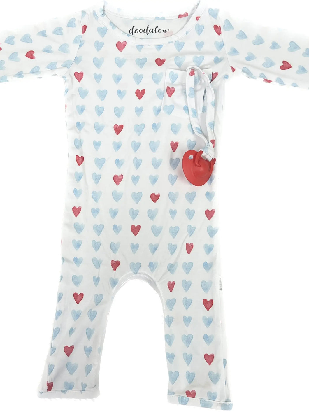 Bamboo baby romper Follow your heart