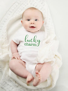 Lucky charm St. Patrick’s baby bodysuit