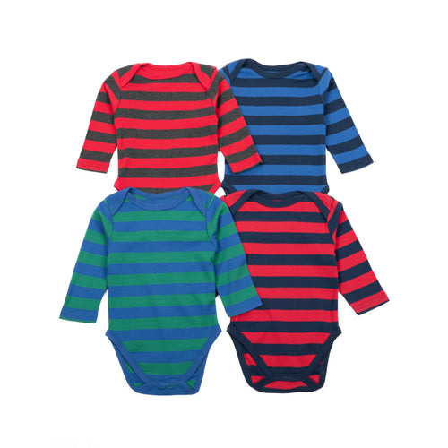 Baby four pack long sleeve shirts