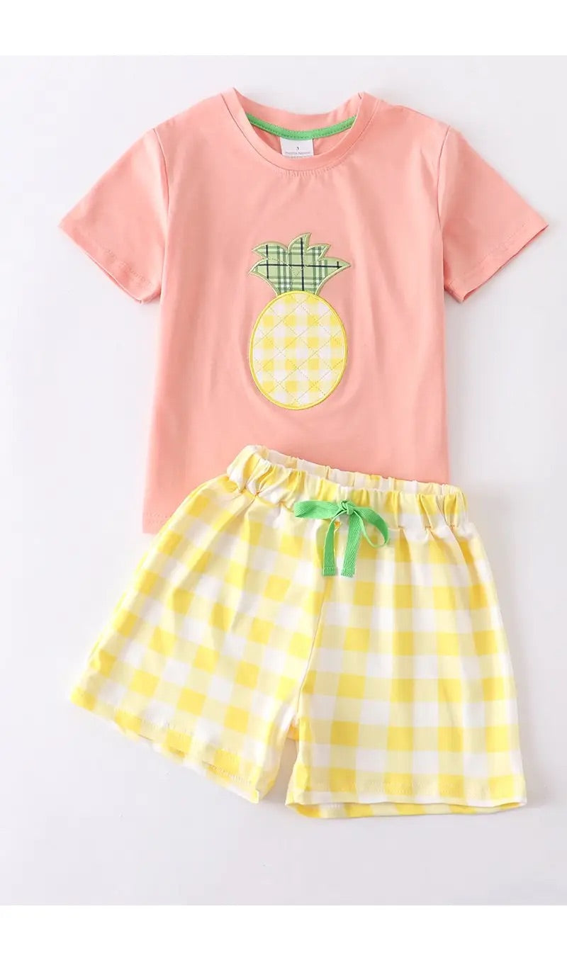 Pineapple Short set