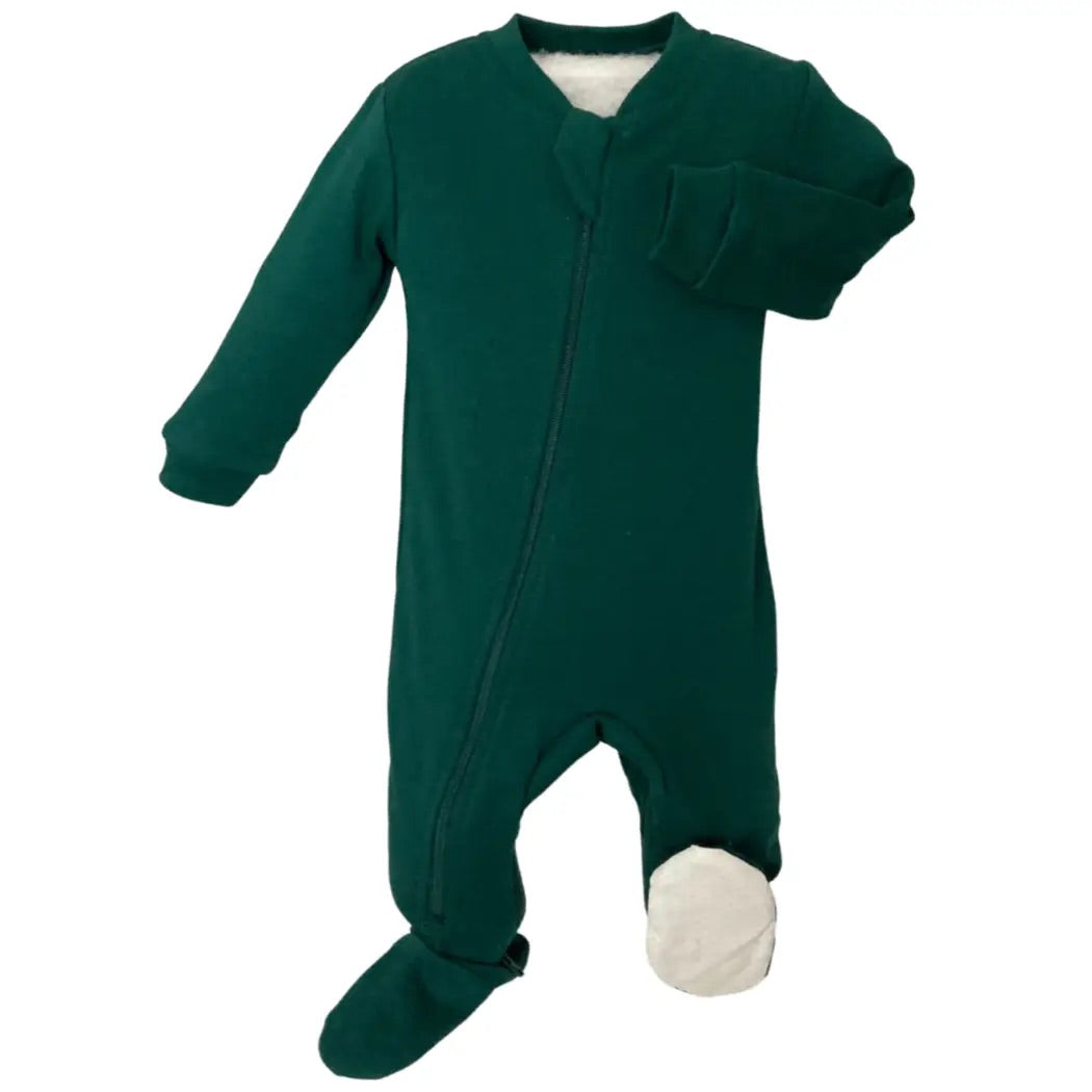 Forest calm footed pajamas