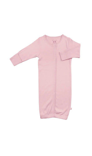 Babysoy Modern Solid Gown - Peony