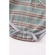 Load image into Gallery viewer, Light green plaid Onsie shirt