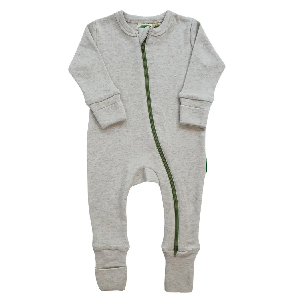 Snuggle soft 2 way zipper romper