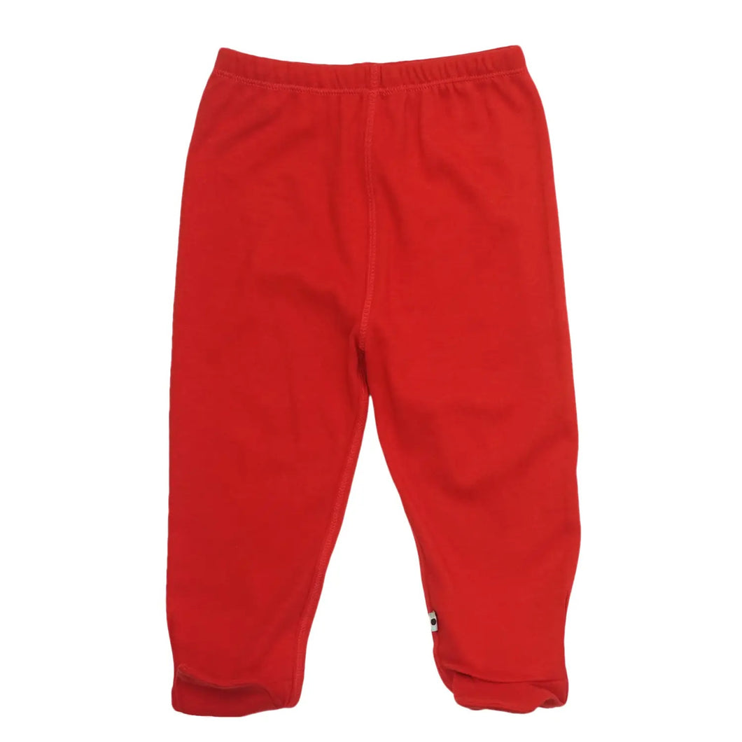 BabySoy Red Footie Pant