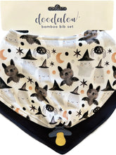 Load image into Gallery viewer, Bamboo Bandana bib combo squad ghouls