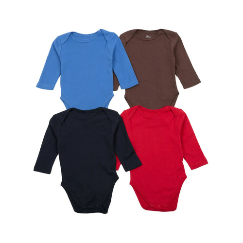 Baby four pack long sleeve shirts
