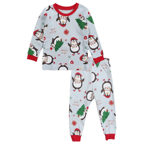 Penguin party organic pajamas