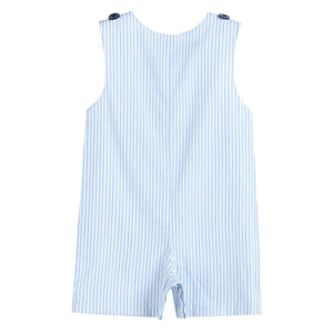 Blue Striped Short-All with Stars