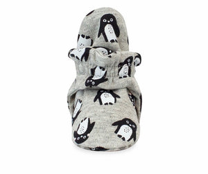 Penguin Organic Cotton Gripper Baby Bootie
