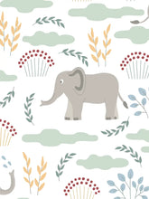 Load image into Gallery viewer, Grow with me zipper romper Elephants