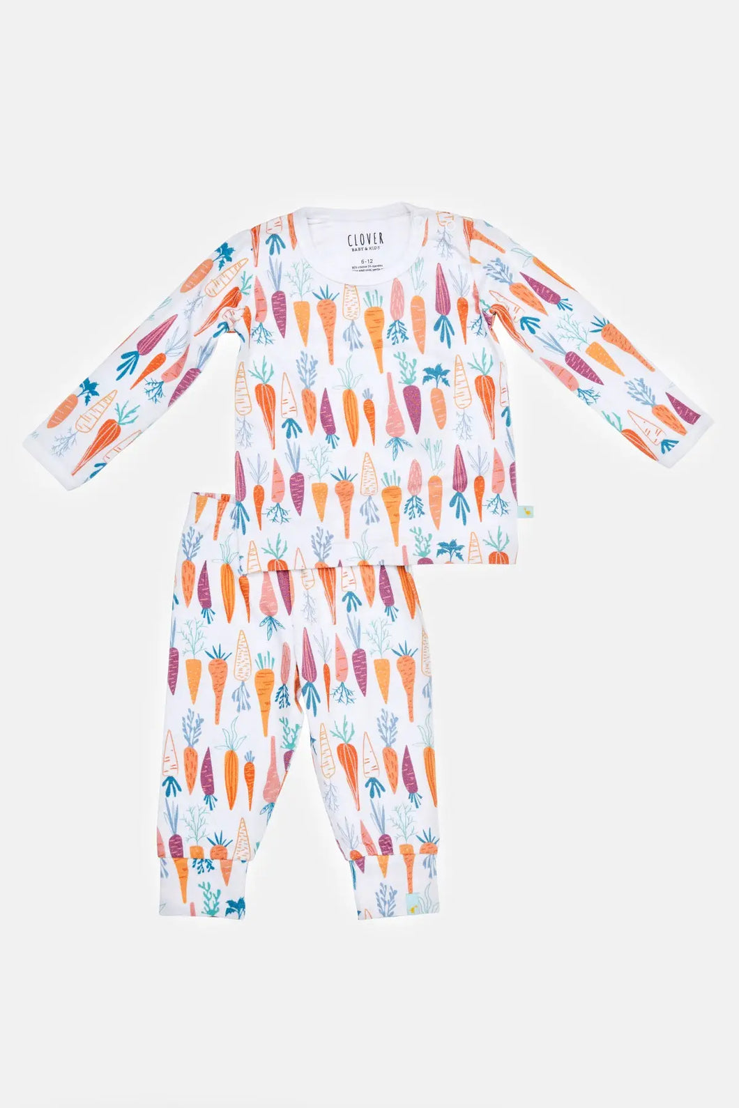 Long sleeve carrots pajamas