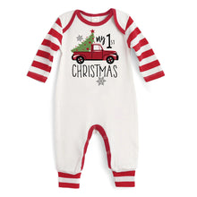 Load image into Gallery viewer, My first Christmas truck romper