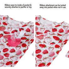 Load image into Gallery viewer, Bamboo baby romper Strawberries
