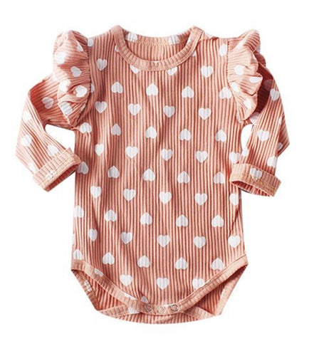 Pink Heart Onesie