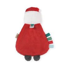 Load image into Gallery viewer, Holiday Santa itsy lovey plush + Teether toy