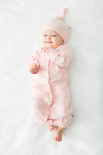 Load image into Gallery viewer, Babysoy Modern Solid Gown - Peony
