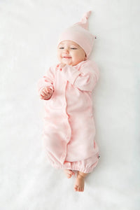 Babysoy Modern Solid Gown - Peony