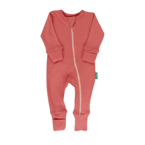 Apricot 2 way zip romper