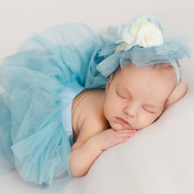 Load image into Gallery viewer, Blue Floral Tutu Set
