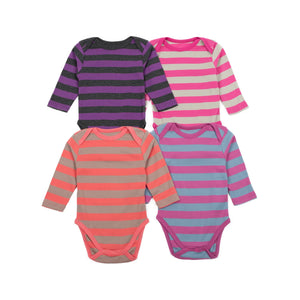Baby four pack long sleeve shirts