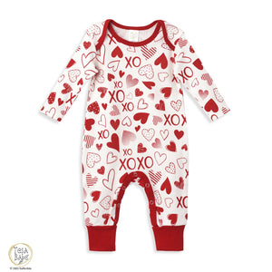 Hearts and hugs valentine romper