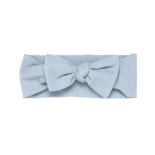 Ribbed Knot Headband Blissful Blue