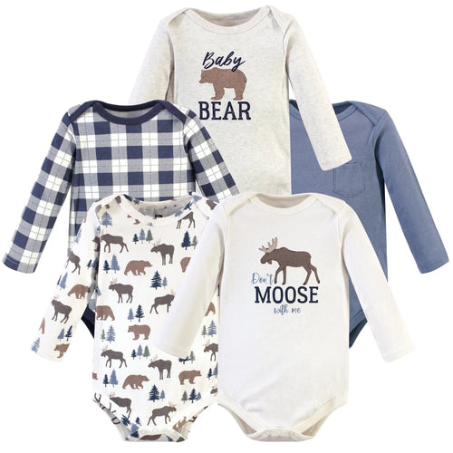 Hudson baby long sleeved bodysuit Moose