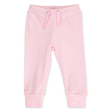 Load image into Gallery viewer, Organic cotton rib joggers- Baby Pink