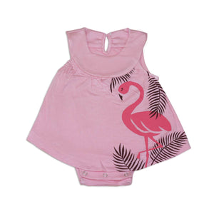 Flamingo Bamboo Dress Bodysuit