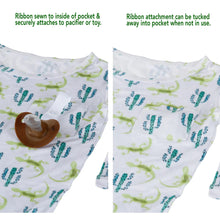 Load image into Gallery viewer, Bamboo baby romper Lizard cactus