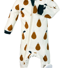 Load image into Gallery viewer, You’re Pearrific footed pajamas