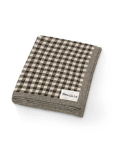 Load image into Gallery viewer, Check cotton swaddle receiving blanket