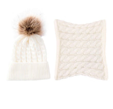 Load image into Gallery viewer, Knit Hat &amp; Scarf Set