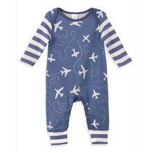 Load image into Gallery viewer, Baby boy airplane romper