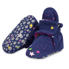 Load image into Gallery viewer, Galaxy organic cotton gripper booties