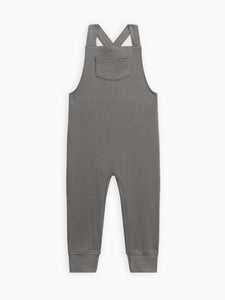 Ribbed overalls Pewter