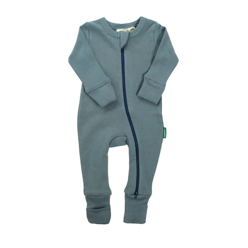 Ocean Long sleeve 2 way zip romper