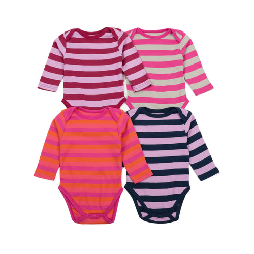 Baby four pack long sleeve shirts