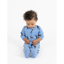 Load image into Gallery viewer, Footed Fleece Penguin Pajamas