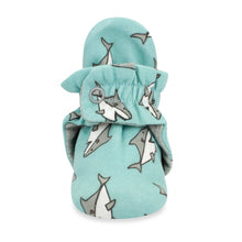 Load image into Gallery viewer, Baby Shark Organic Cotton Gripper Baby Bootie