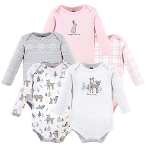 Hudson baby long sleeved bodysuit Winter Forest