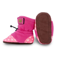 Load image into Gallery viewer, Heart adjustable stay put cozy boots