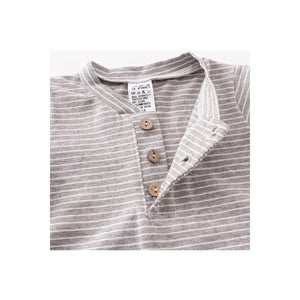Heather grey pocket romper