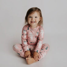 Load image into Gallery viewer, Pink I love my mummy pajamas