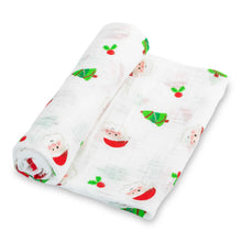 Load image into Gallery viewer, Santa Claus is coming to town swaddle
