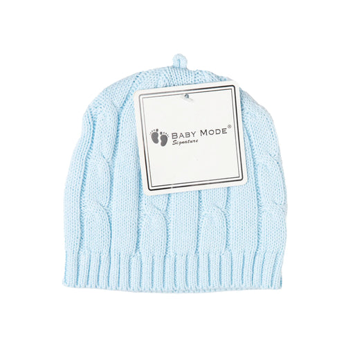 Cable knit hat