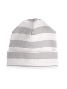 Grey stripe hat