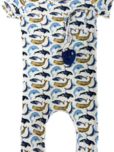 Load image into Gallery viewer, Bamboo short sleeve romper Fintastic
